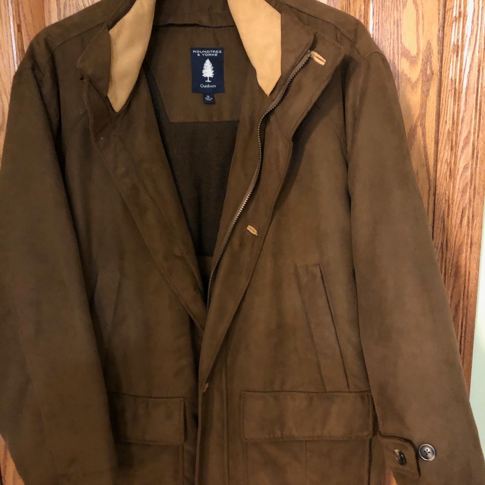 Attractive Nice Brown Suede Jacket